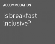 Is breakfast inclusive?