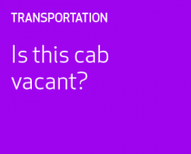 Is this cab vacant?